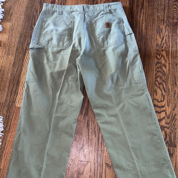 Carhartt Army Green Work Pants - Picture 2 of 5
